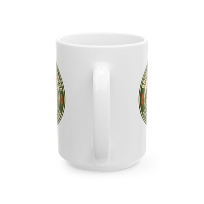 Badge Style Bronze Age Collapse Survivor Ceramic Mug, (11oz, 15oz)
