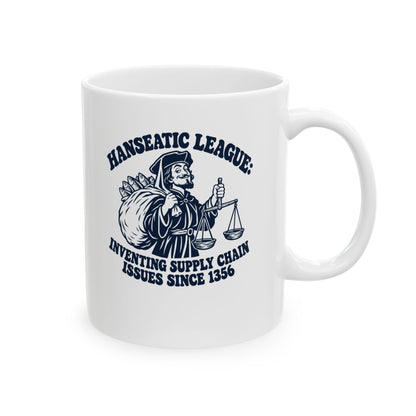 Hanseatic League Supply Chain Issues Ceramic Mug, (11oz, 15oz)