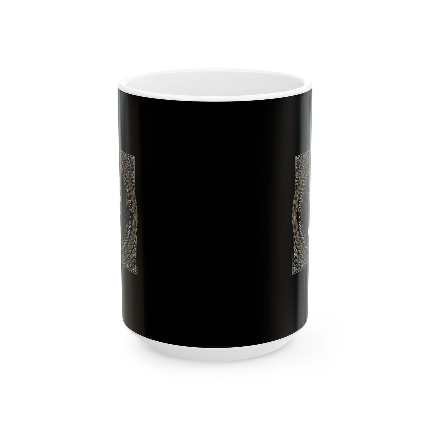 Julius Caesar Gallic War Quote Ceramic Mug, (11oz, 15oz)