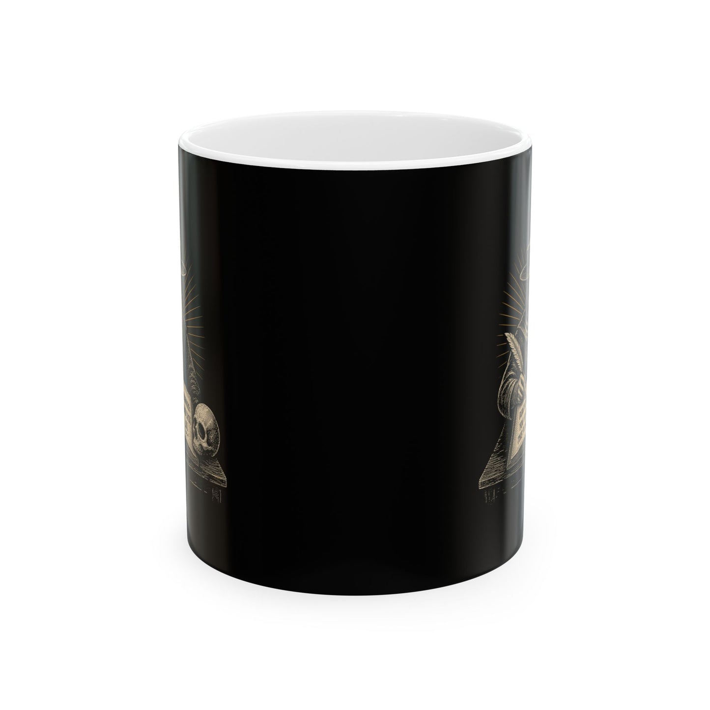 Plague Doctor Prognosis Ceramic Mug, (11oz, 15oz)