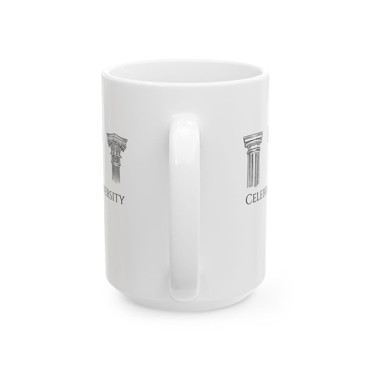 Celebrate Diversity Greek Columns Ceramic Mug, (11oz, 15oz)