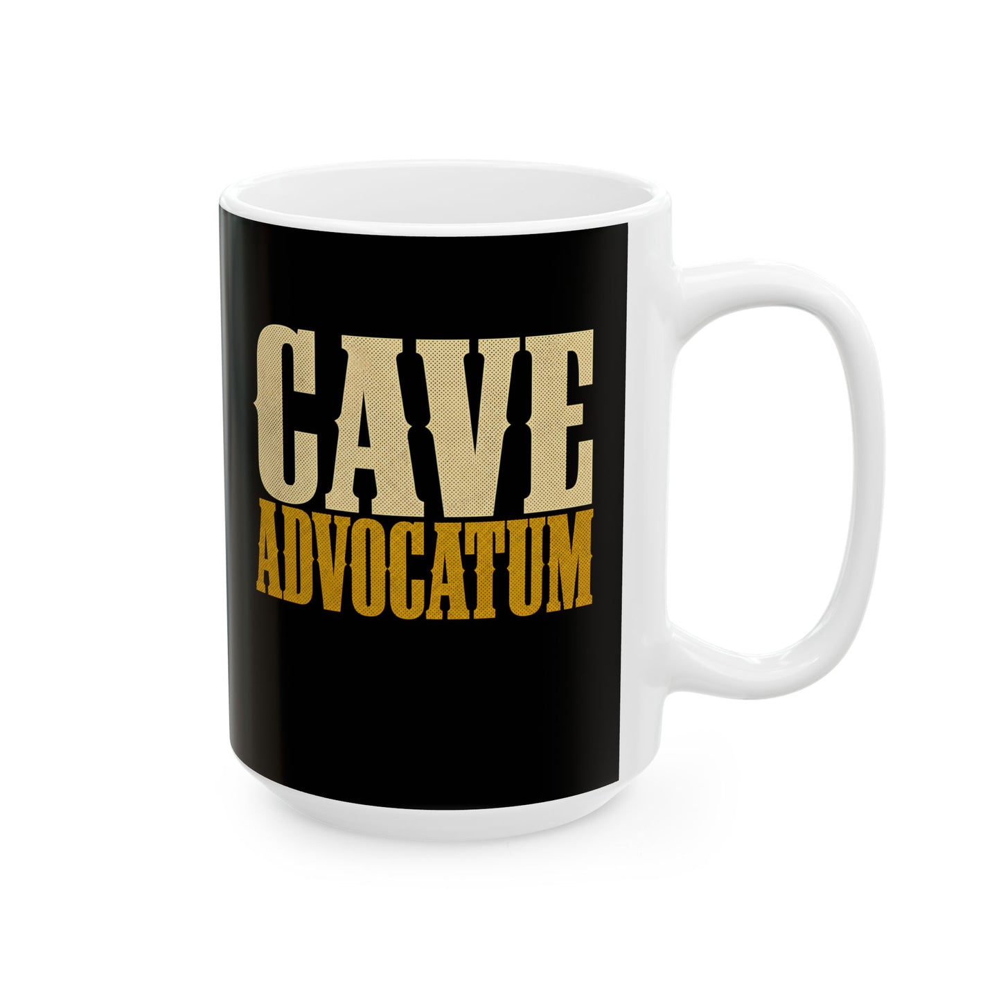 Cave Advocatum Beware the Lawyer Ceramic Mug, (11oz, 15oz)