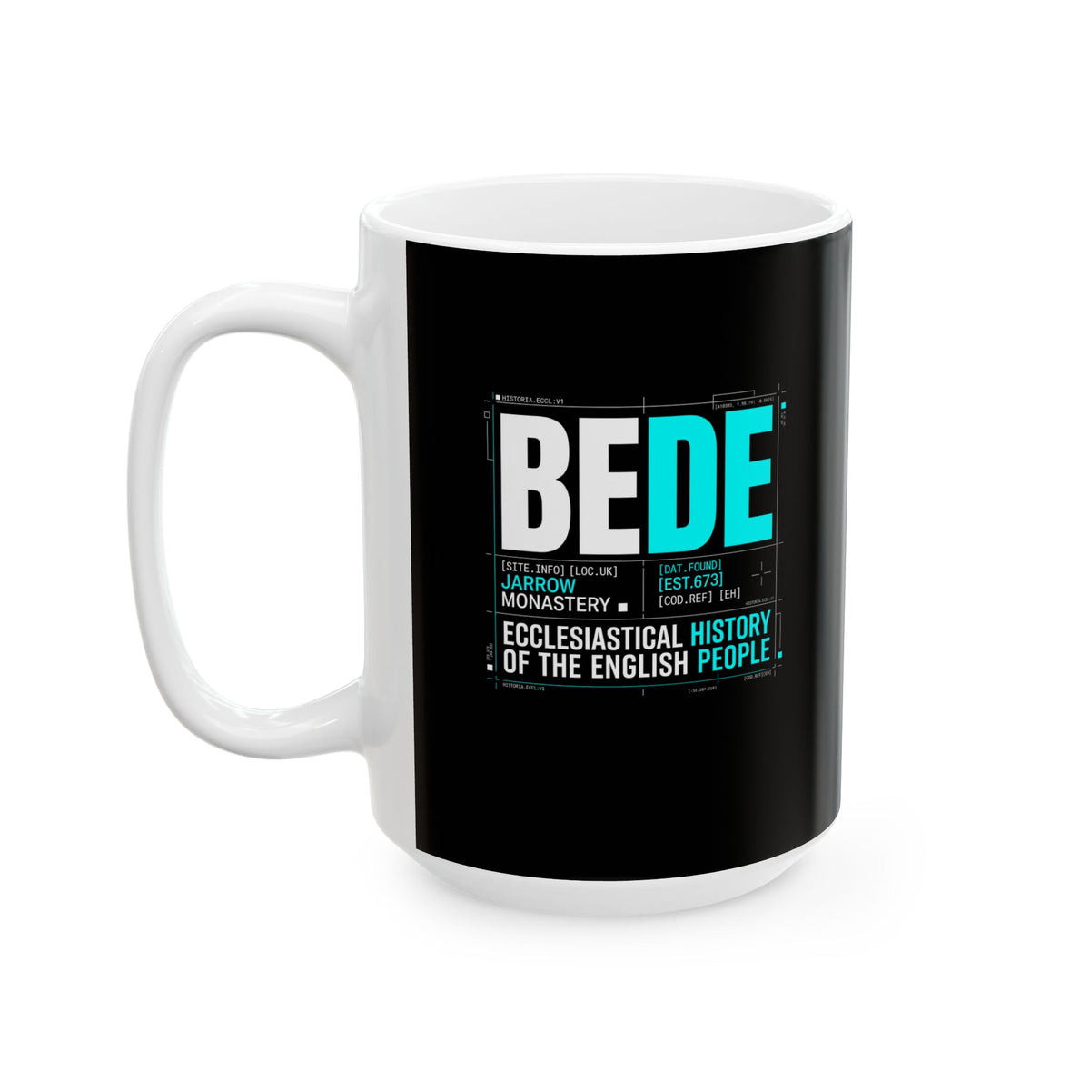 Venerable Bede History of the English People Ceramic Mug, (11oz, 15oz)