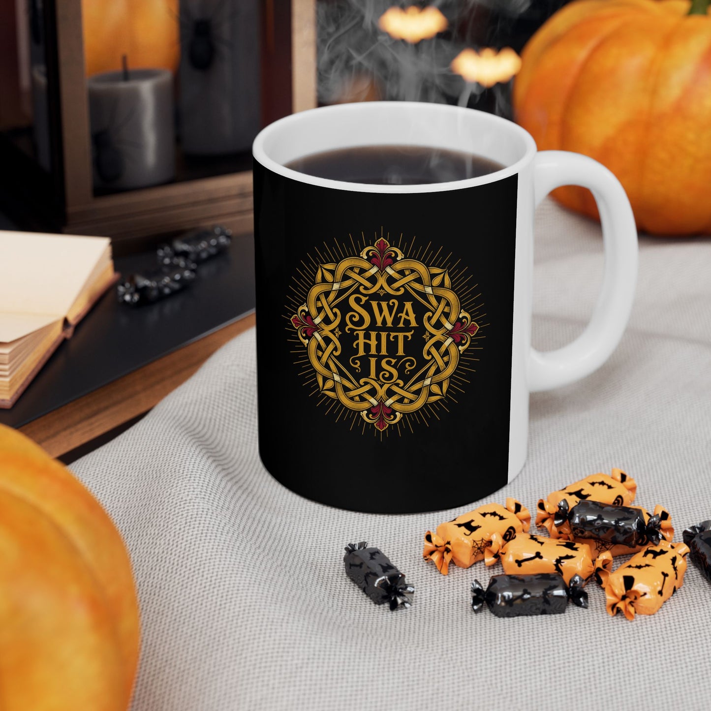 As It Is Old English Ceramic Mug, (11oz, 15oz)