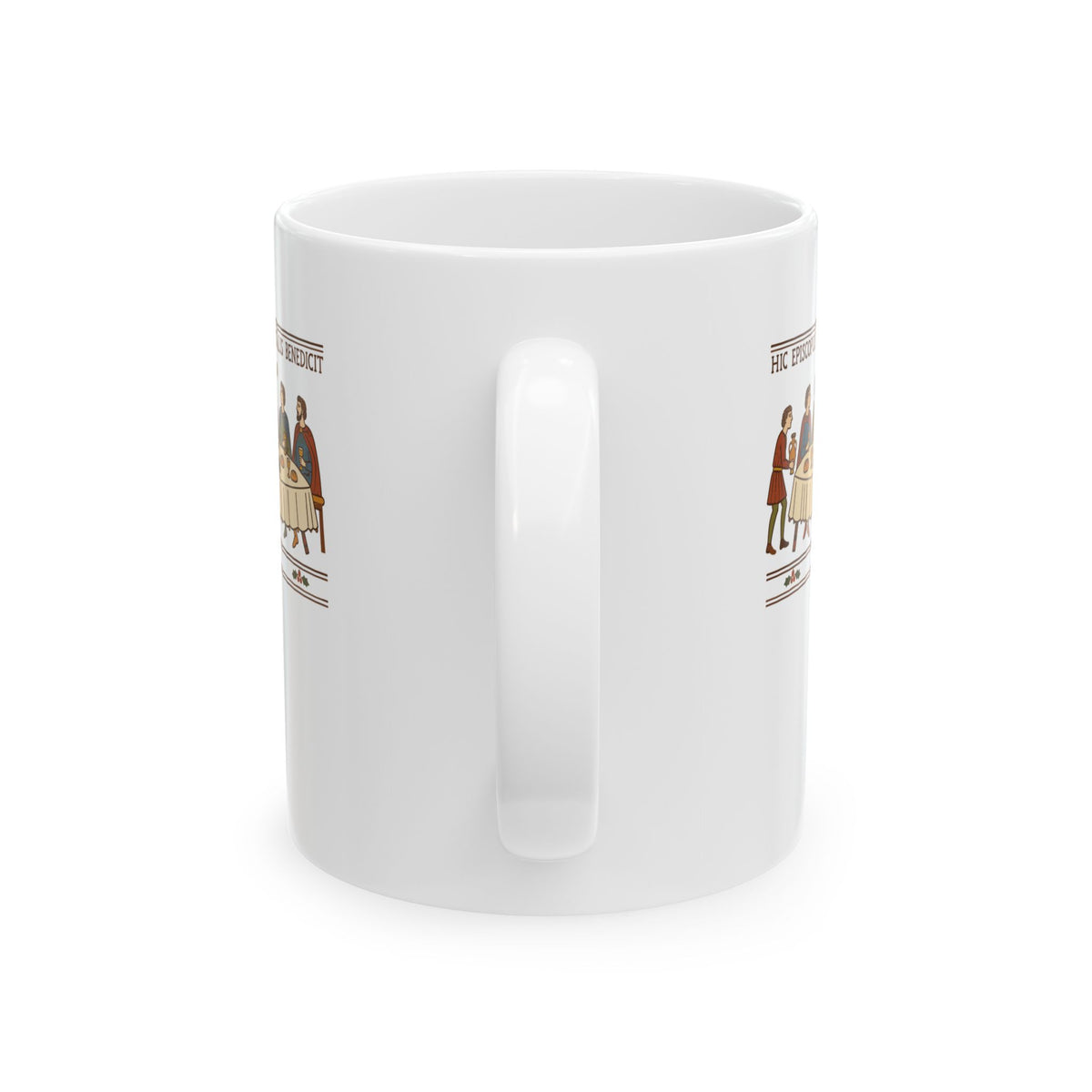 Bayeux Christmas Dinner Ceramic Mug, (11oz, 15oz)