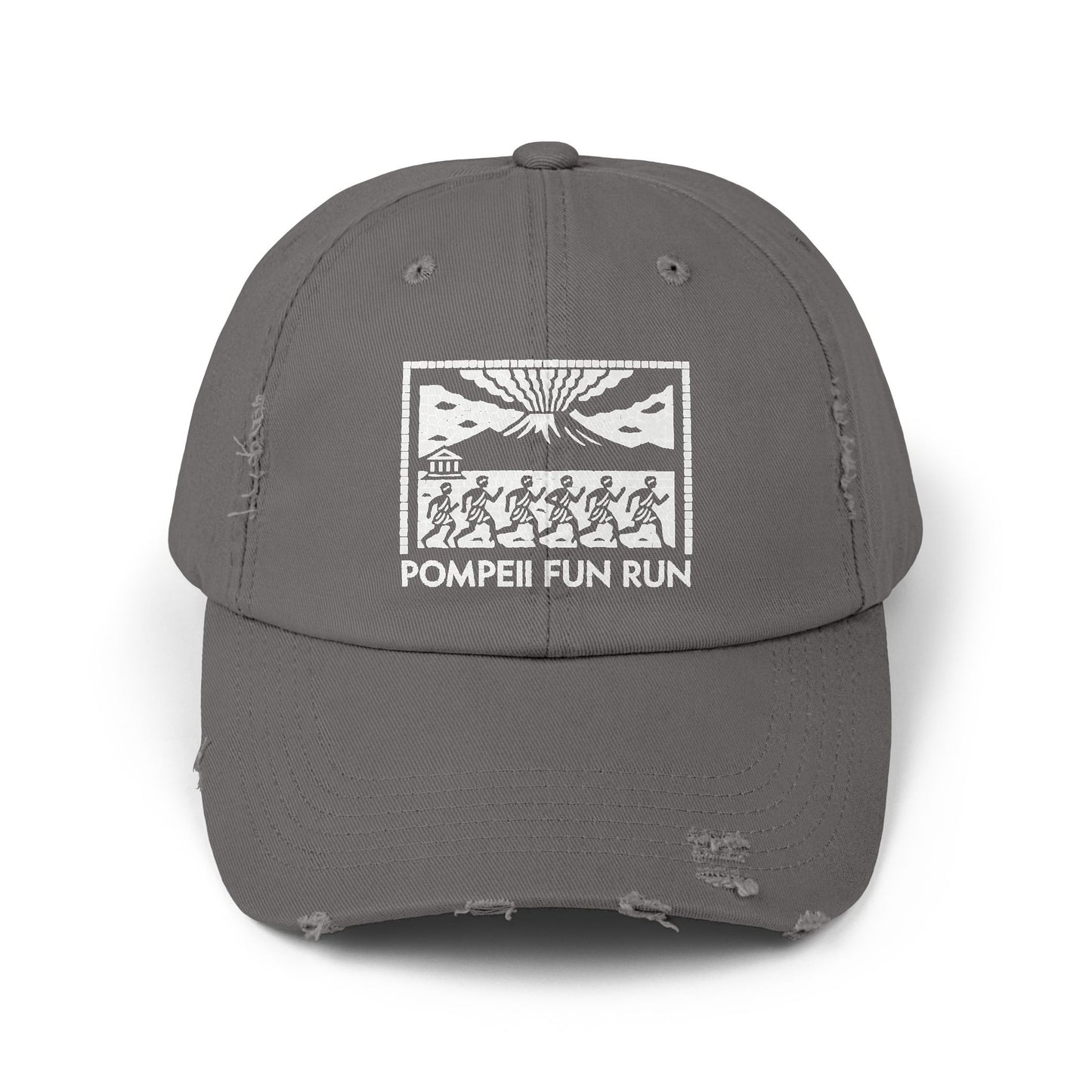 Pompeii Fun Run Mosaic Unisex Distressed Cap