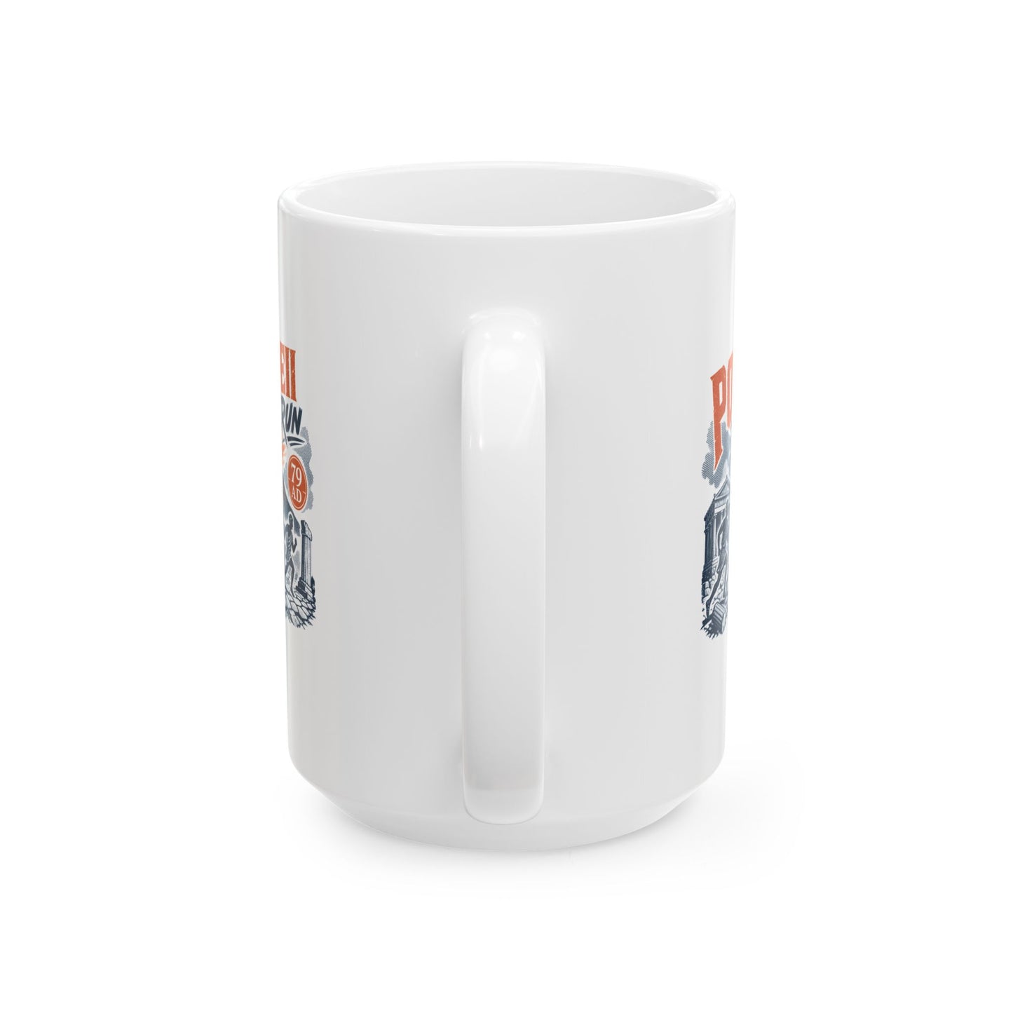 Pompeii Fun Run Poster Style Ceramic Mug, (11oz, 15oz)