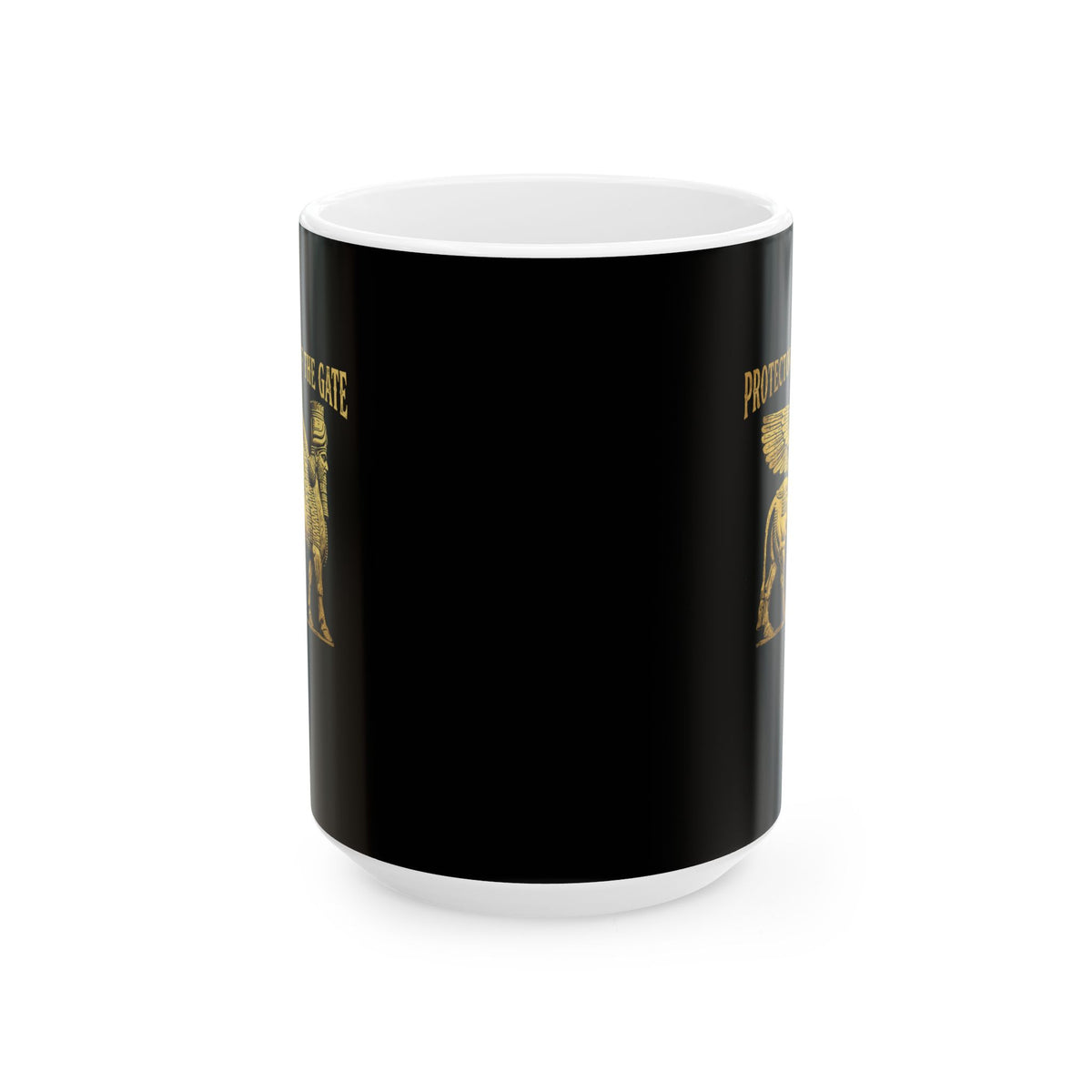 Lamassu Protector of the Gate Ceramic Mug, (11oz, 15oz)