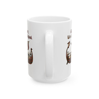 Get in Loser Norman Conquest Tapestry Ceramic Mug, (11oz, 15oz)