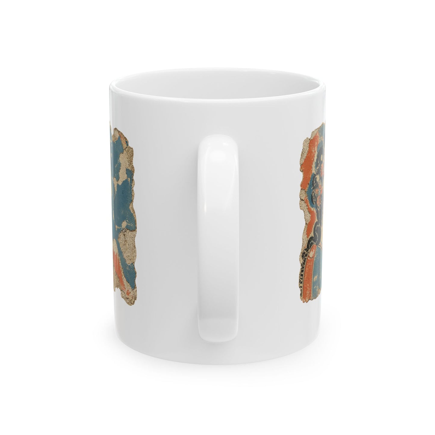 Knossos Minoan Blue Lady Fresco Ceramic Mug, (11oz, 15oz)