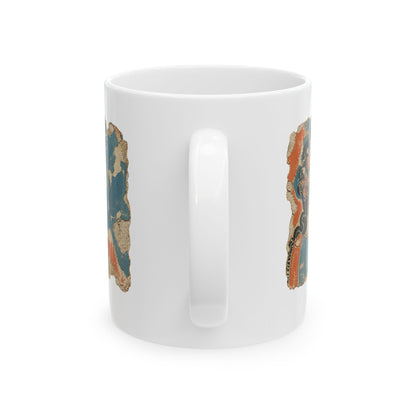 Knossos Minoan Blue Lady Fresco Ceramic Mug, (11oz, 15oz)
