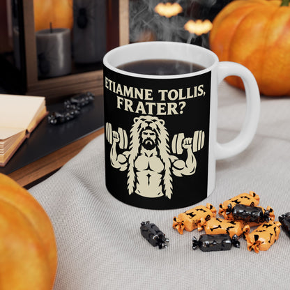 Hercules Do You Even Lift Silhouette Ceramic Mug, (11oz, 15oz)
