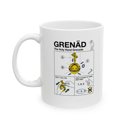 Holy Hand Grenade of Antioch Ceramic Mug, (11oz, 15oz)