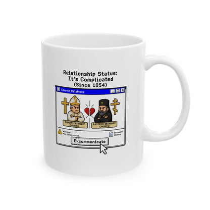Great Schism 8 Bit Relationship Status Ceramic Mug, (11oz, 15oz)