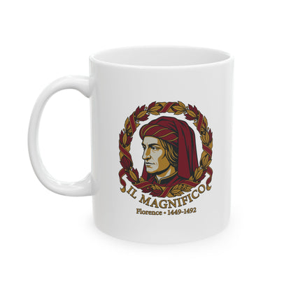 Lorenzo De Medici Il Magnifico Ceramic Mug, (11oz, 15oz)