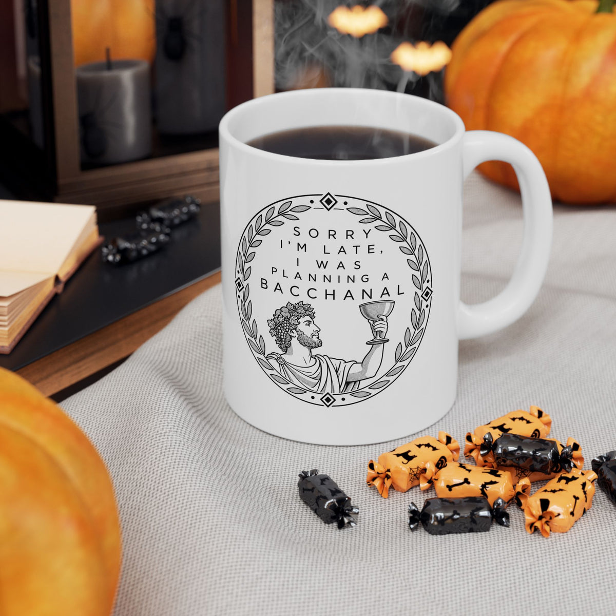 Planning a Bacchanal Ceramic Mug, (11oz, 15oz)