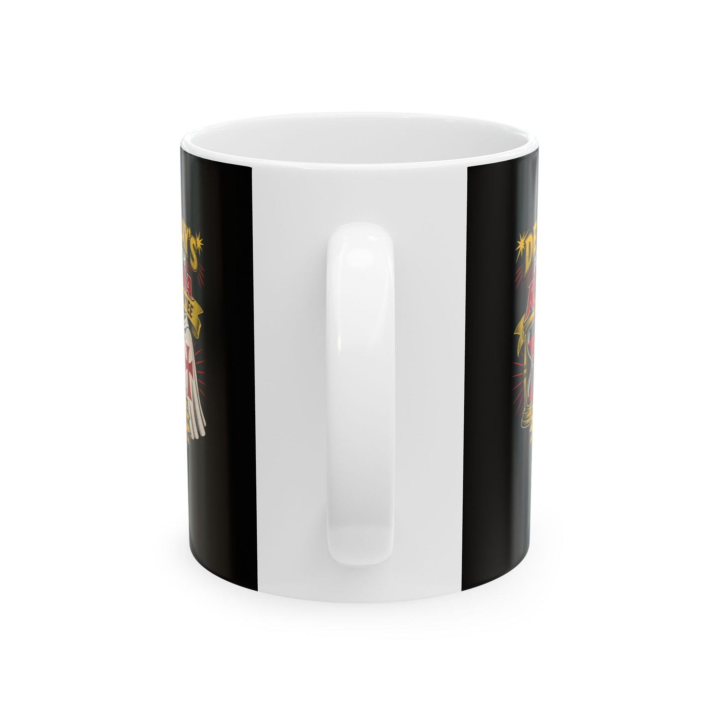 Curse of De Molay Templar Karma Ceramic Mug, (11oz, 15oz)