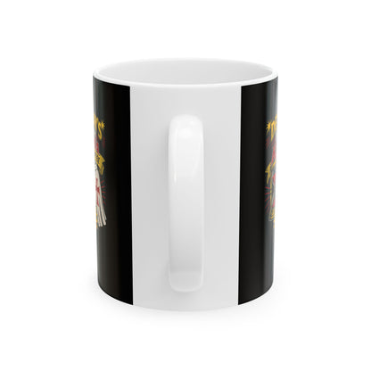 Curse of De Molay Templar Karma Ceramic Mug, (11oz, 15oz)