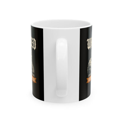 Wanted Ragnar Lothbrok Lindisfarne Ceramic Mug, (11oz, 15oz)