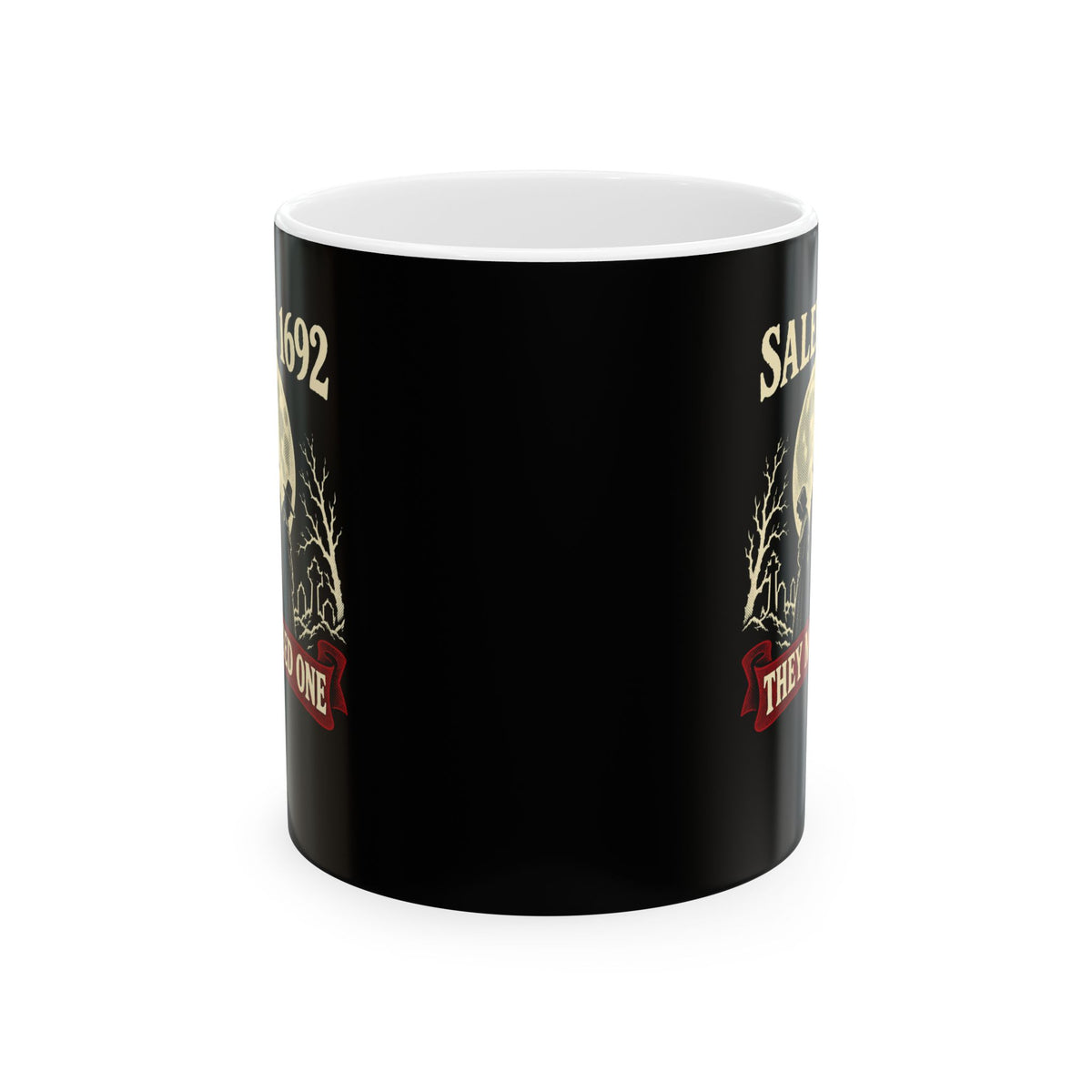 Salem 1692 They Missed One - Dark Ceramic Mug, (11oz, 15oz)