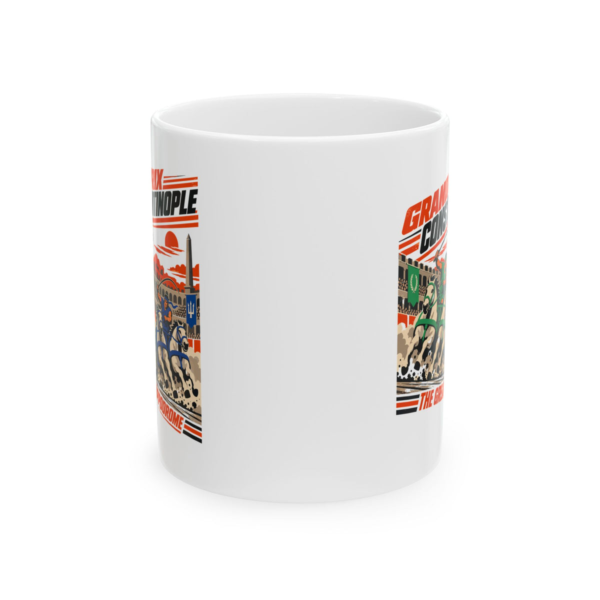 Grand Prix Constantinople Chariot Race Ceramic Mug, (11oz, 15oz)