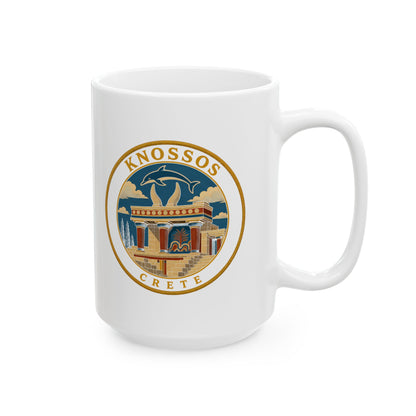 Knossos Crete Palace Patch Ceramic Mug, (11oz, 15oz)