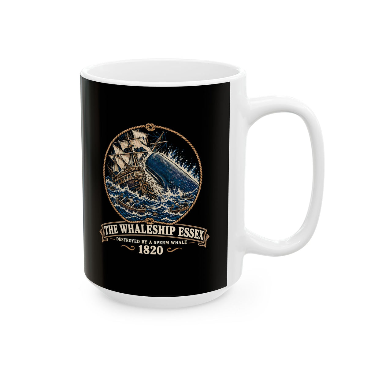 The Whaleship Essex 1820 Ceramic Mug, (11oz, 15oz)