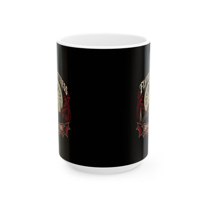Flying Buttress Appreciation Society Gargoyle Ceramic Mug, (11oz, 15oz)