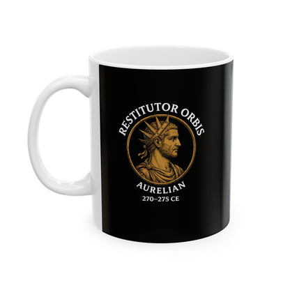 Aurelian Restitutor Orbis Restorer of the World Ceramic Mug, (11oz, 15oz)