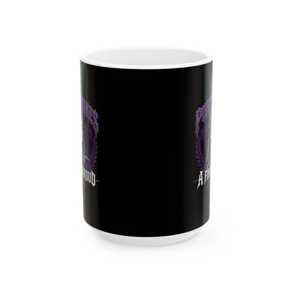 Empress Theodora Purple Shroud Quote Ceramic Mug, (11oz, 15oz)