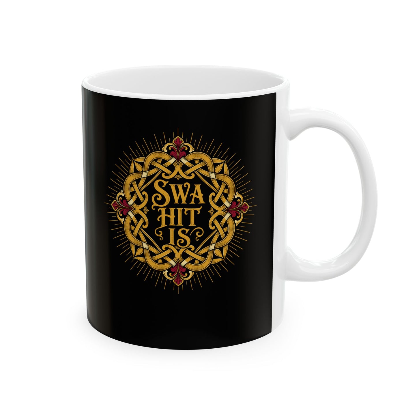 As It Is Old English Ceramic Mug, (11oz, 15oz)
