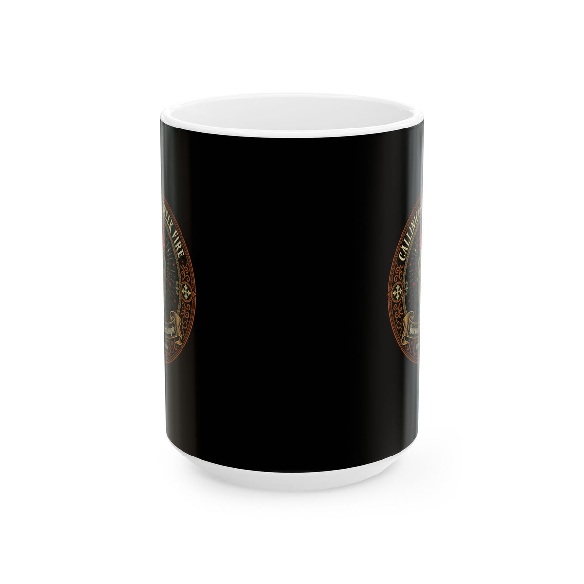 CALLINICUS & CO. GREEK FIRE Ceramic Mug, (11oz, 15oz)
