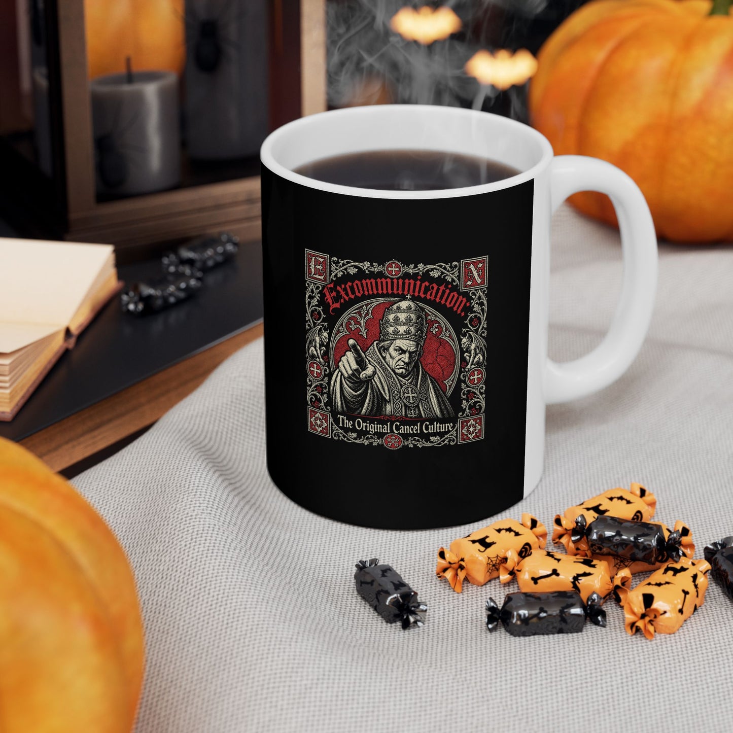 Excommunication The Original Cancel Culture Ceramic Mug, (11oz, 15oz)