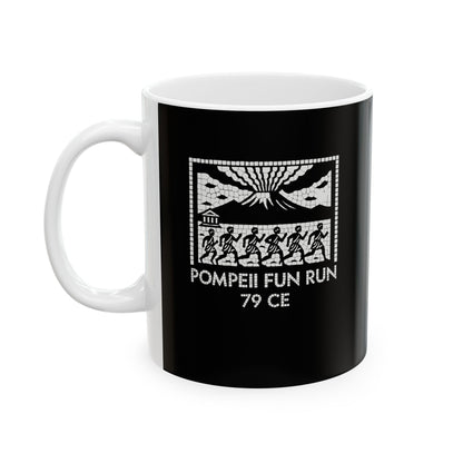 Pompeii Fun Run Mosaic Ceramic Mug, (11oz, 15oz)