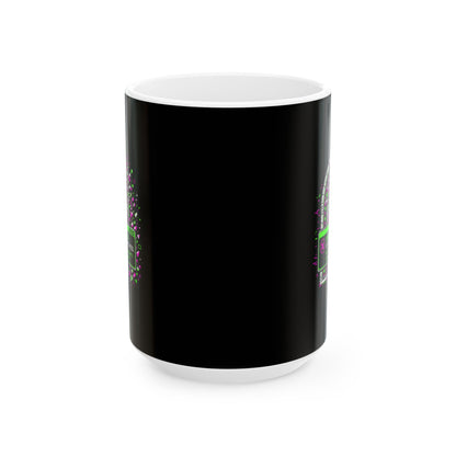 Excommunication 8 Bit Error Ceramic Mug, (11oz, 15oz)