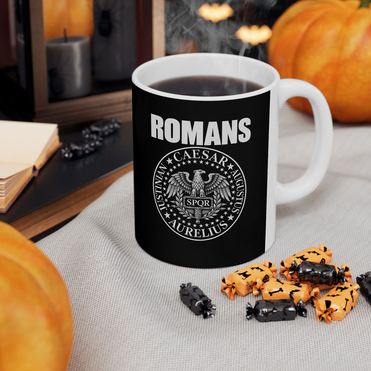 The Romans Band Insignia Ceramic Mug, (11oz, 15oz)