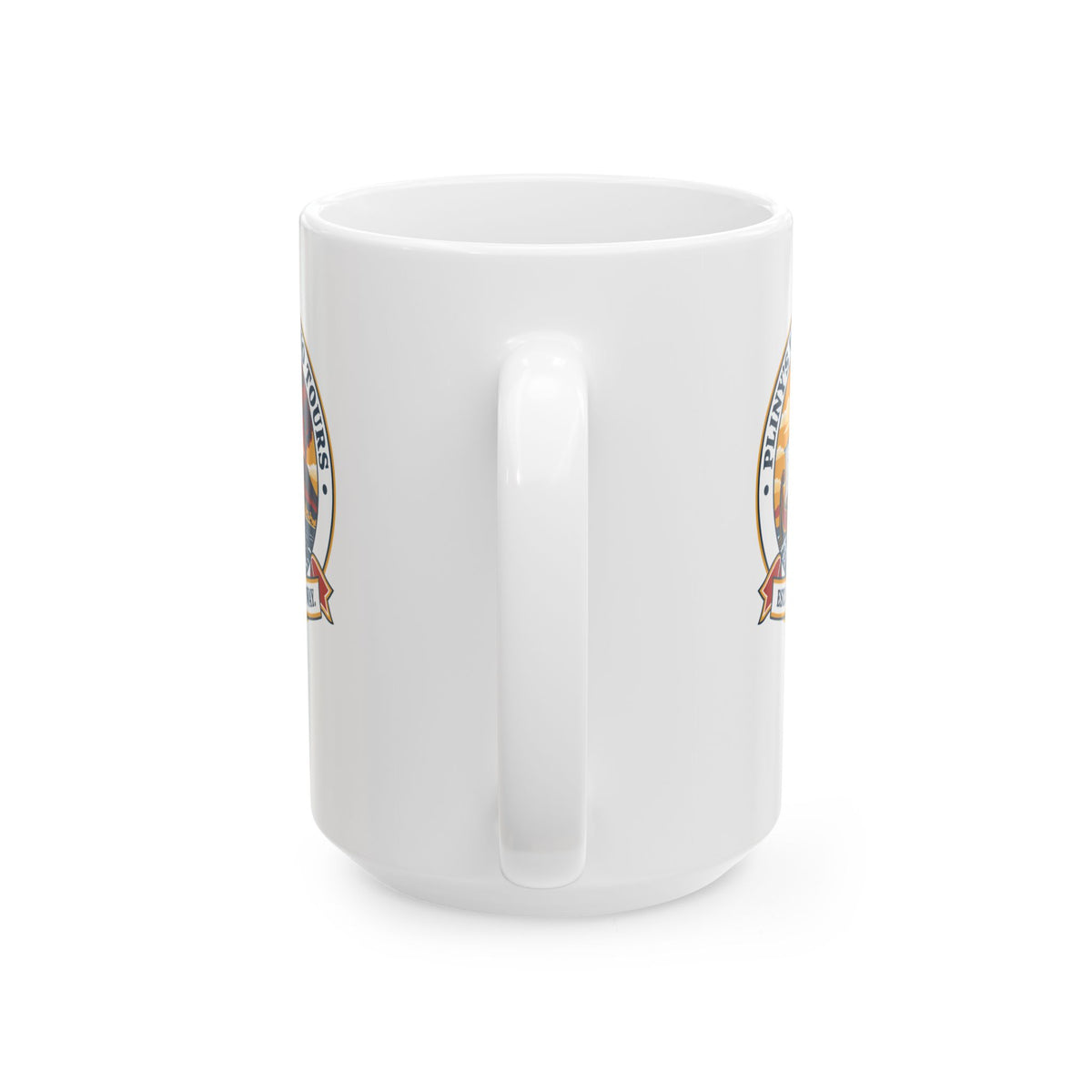 Pliny's Volcano Tours Ceramic Mug, (11oz, 15oz)