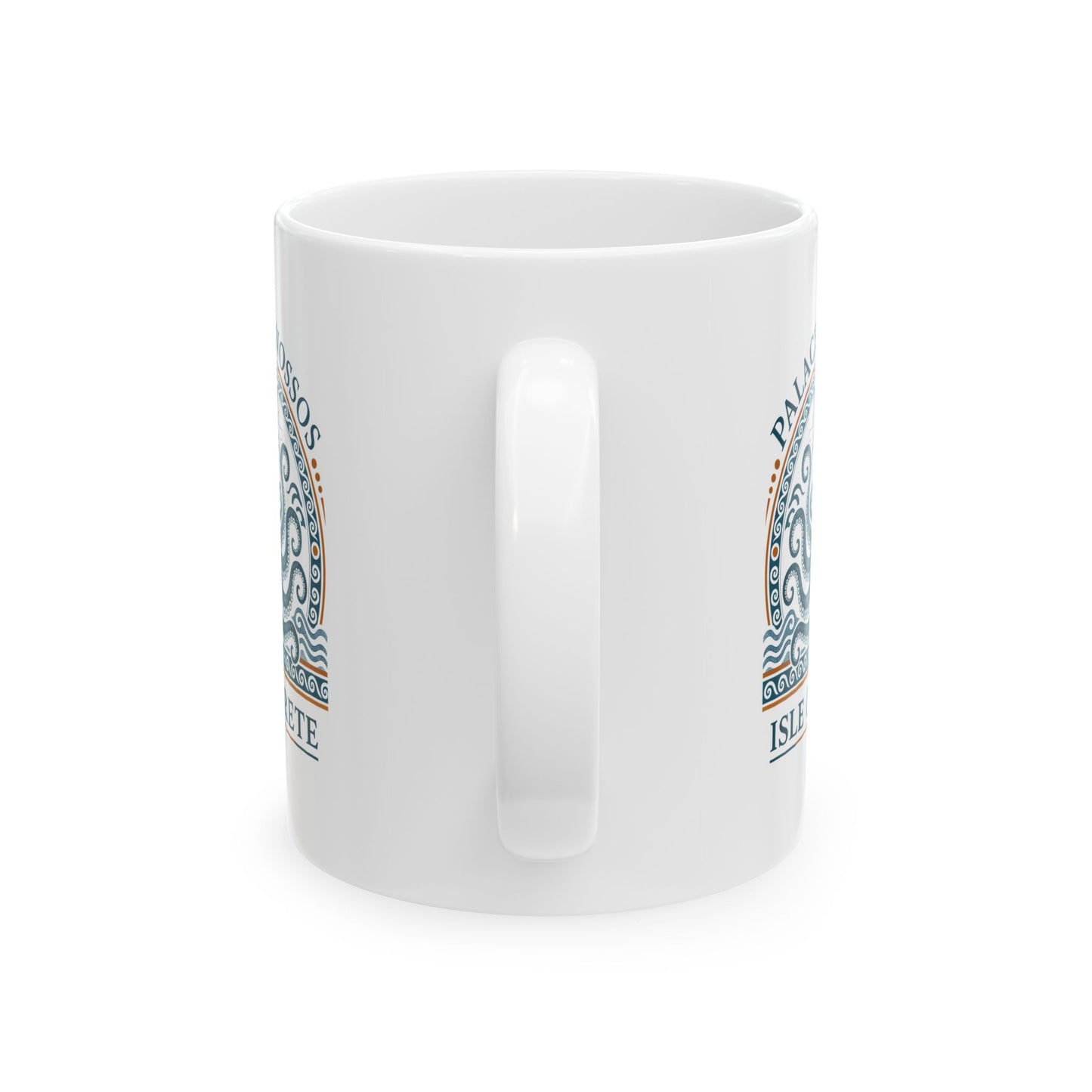 Palace of Knossos Octopus Ceramic Mug, (11oz, 15oz)