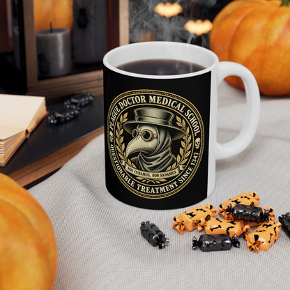 Plague Doctor Medical School Seal Ceramic Mug, (11oz, 15oz)
