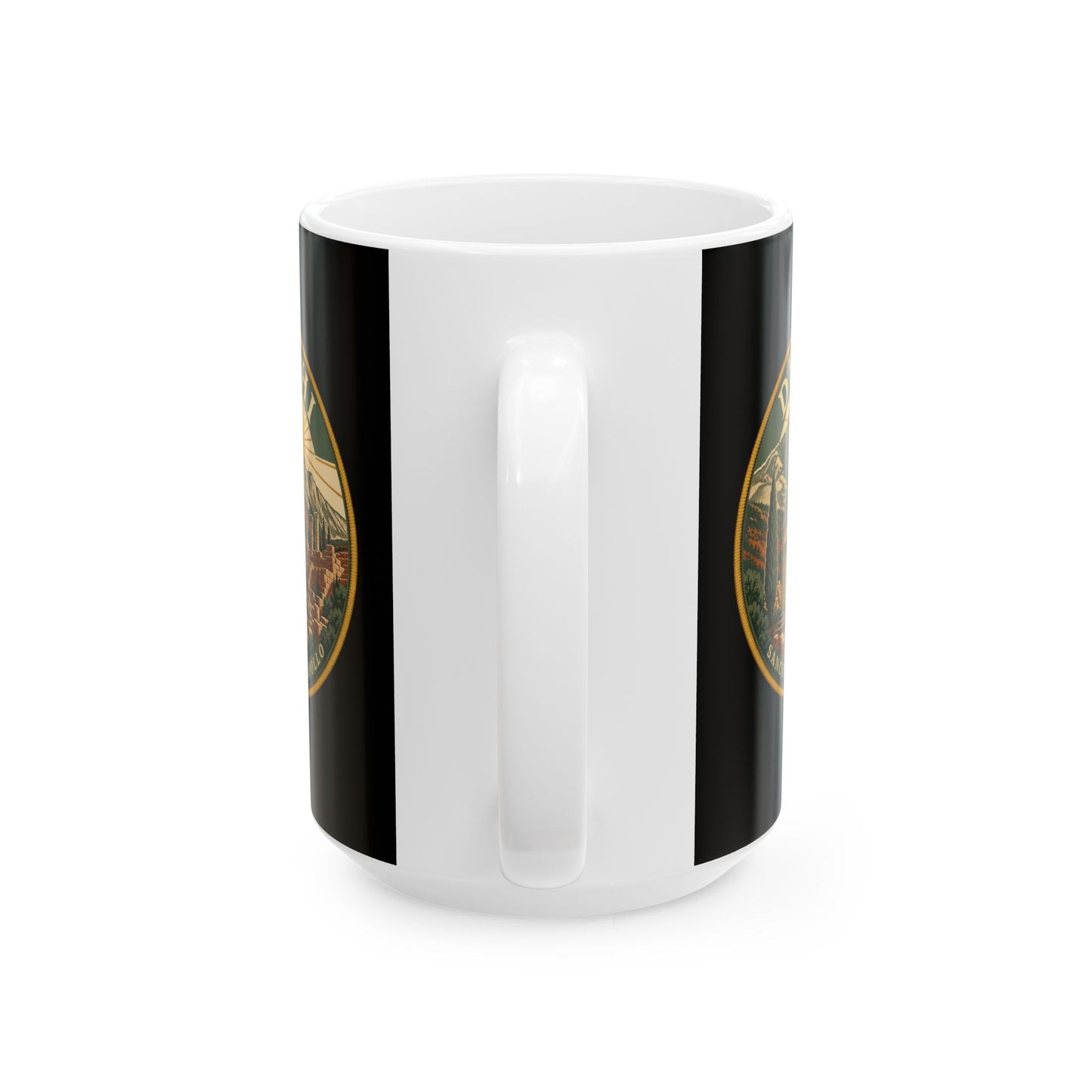 Delphi Sanctuary of Apollo Patch Ceramic Mug, (11oz, 15oz)