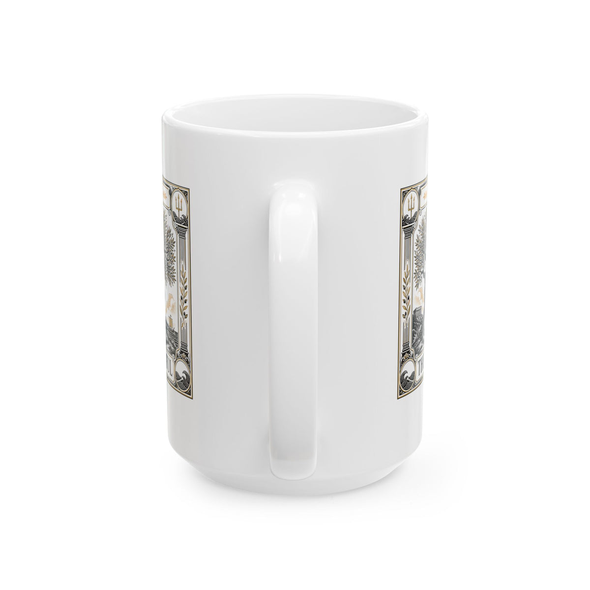 Faithful Argos Tarot Style Ceramic Mug, (11oz, 15oz)