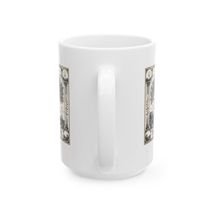 Faithful Argos Tarot Style Ceramic Mug, (11oz, 15oz)