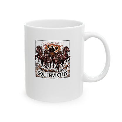 Sol Invictus Ceramic Mug, (11oz, 15oz)