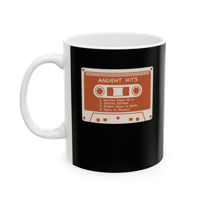 Ancient Hits Cassette Ceramic Mug, (11oz, 15oz)
