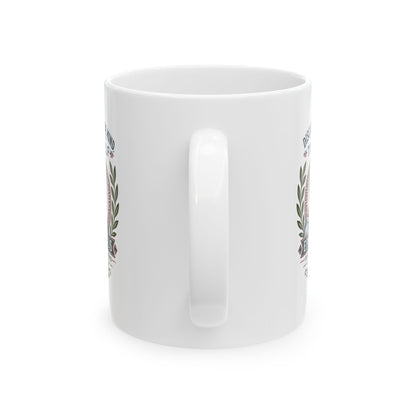 Epictetus Discipline the Mind Quote Ceramic Mug, (11oz, 15oz)