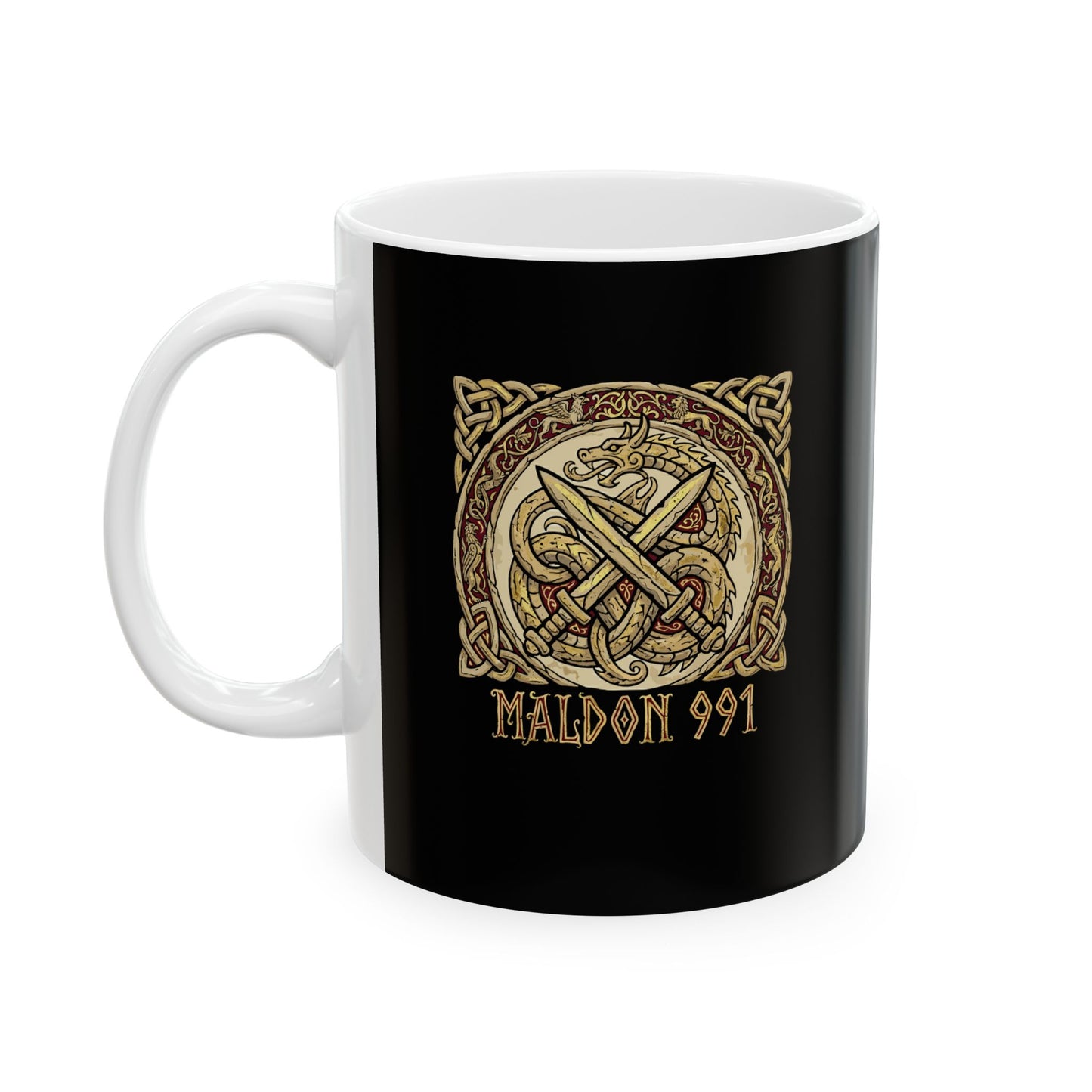 Battle of Maldon King Æthelred vs Vikings Ceramic Mug, (11oz, 15oz)