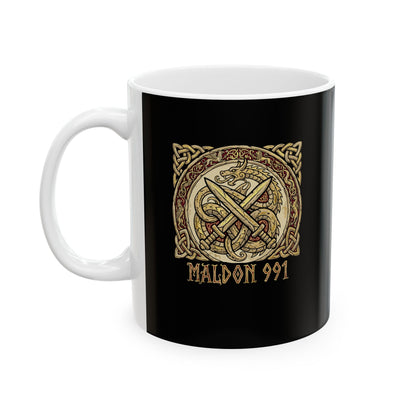 Battle of Maldon King Æthelred vs Vikings Ceramic Mug, (11oz, 15oz)