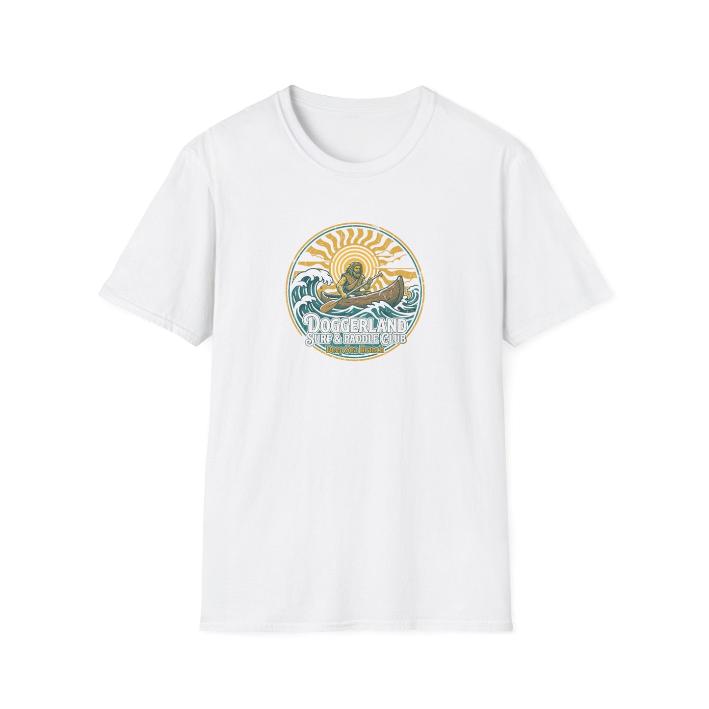 Doggerland Surf and Paddle Club Prehistoric Lightweight Unisex T-Shirt