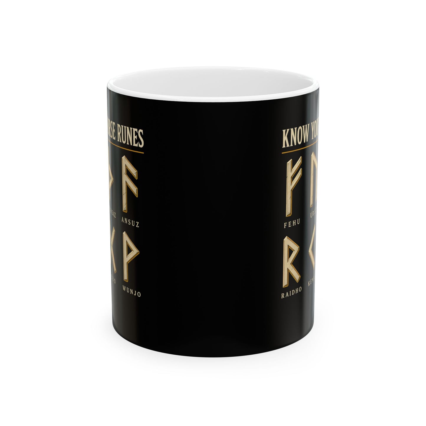 Know Your Norse Runes Ceramic Mug, (11oz, 15oz)
