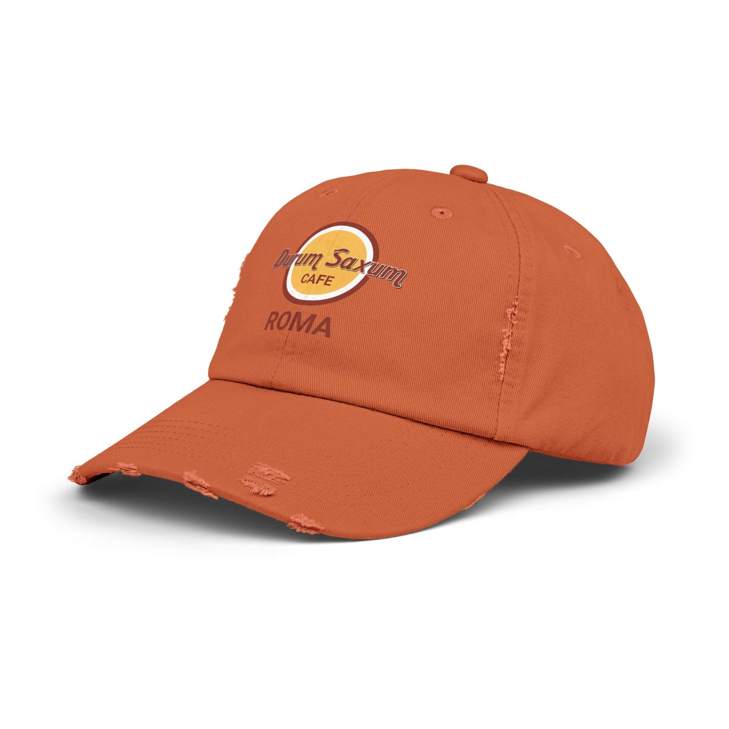 Hard Rock Cafe Roma in Latin  Unisex Distressed Cap